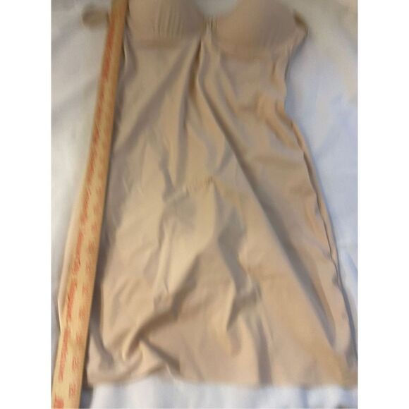 Maidenform slimming full shapewear suit snaps beige 38b rn#15763 Nylon Blend - Picture 6 of 6